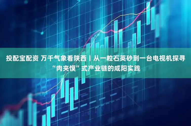 投配宝配资 万千气象看陕西丨从一粒石英砂到一台电视机探寻“肉夹馍”式产业链的咸阳实践