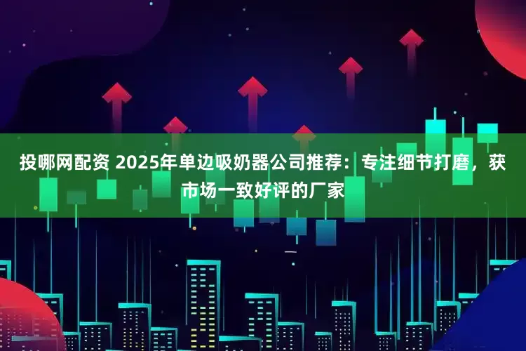投哪网配资 2025年单边吸奶器公司推荐：专注细节打磨，获市场一致好评的厂家