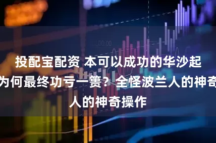 投配宝配资 本可以成功的华沙起义,为何最终功亏一篑?全怪波兰人的神奇操作
